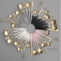 개업 이사선물 부자되세요 골드 수저세트 예단은수저, 베이비핑크, 1개