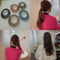 호빵 만두핀 슈슈 볼륨 포니만두 헤어핀 집게 헤어망 당고머리 올림머리 반묶음 악세사리