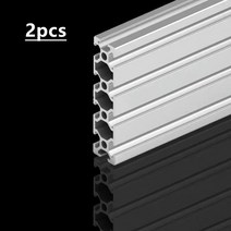 CNC 알루미늄 프로파일 2080 압출 100mm-1000mm EU 표준 3D 프린터 부품 양극 와이어 가이드, [17] 1000mm, [02] 2080 2pcs