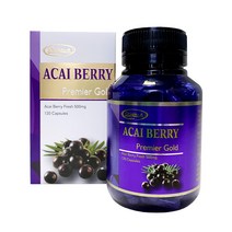 호주 직배송 오리진에이 아사이베리 프리미어 골드 120정 X2 안토시아닌 항산화 Origin A Acai Berry 500mg, 1개