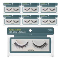 [ 9~12 mm ]샤뜨니끄 3D 속눈썹 7개세트 원터치 3초 속눈썹 4종 셀프연장 9~12 mm 7개세트, 7개(1세트), j3.5-10mm