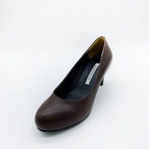 구두모모 라운드토 발편한 정장구두 펌프스 (7cm)