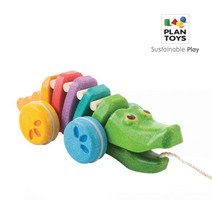 플랜토이즈 원목장난감 걸음마놀이 무지개악어 1416