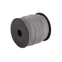50M Paracord 캠핑 로프 DIY 내후성 텐트 액세서리 매는 밧줄 코어 가이 라인 서바이벌 캐노피 배낭 여행에 강한, 폴리에스테르, 회색
