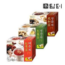 담터 [담터] 대추차/생강차/쌍화차 중 한가지맛 택일 (15T x 3개), 상세 설명 참조, 단일옵션