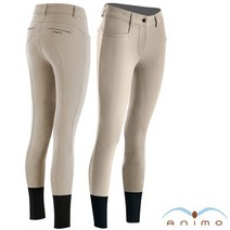 [ANIMO] Noa Full2 실리콘 풀패치 승마바지, 24, 네이비