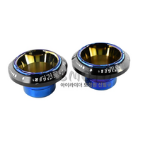 스마트 전기 스쿠터 크래시 너트 컵 듀얼트론 시리즈 빅터 스톰 아킬레스 썬더 II 2 낙하 방 모든 전기 자동차용 수정된 추락 방지 볼은 전면 충격 흡수 장치 충돌 컵에 적합합니다, 검은색