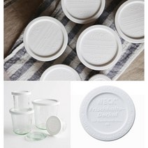 WECK 웩 실린더 형 밀폐 유리용기 600ml, 환경호르몬 없는 플라스틱 커버_S