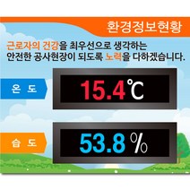 R-17번 온도습도측정기 대기환경전광판, 1개