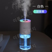 차량용 미니 공기청정기 살균 냄새제거 휴대용 악취 미세먼지, 화이트