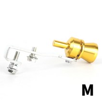 머플러팁범용 시뮬레이터 휘슬러 배기 터보 휘슬 파이프 사운드 머플러 블로우 오프 자동차 스타일링 튜닝, 01 Yellow-M