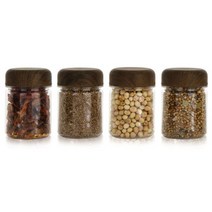 [바보사랑]바른락 트라이탄 양념통 180ml(소) 4P (우드 월넛)-비, 색상:공통|사이즈:공통|스타일:공통|사은품:공통