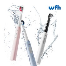 [신제품] WFH 소닉 음파전동칫솔 / 칫솔모 3P 포함, 02 WFH 소닉 음파전동칫솔-핑크