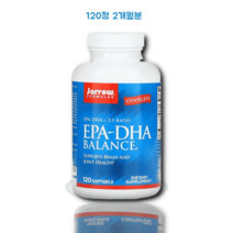 Jarrow 재로우포뮬러스 오메가3 DHA EPA Balance, 240정(4개월분)