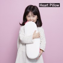 헬시메이트 하트필로우 기능성 메모리폼 경추베개 5사이즈 2컬러 모음, E-1. 아동 (4~8세아이) 실버그레이