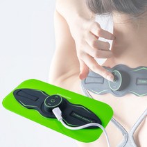 EMS 무선 미니터보 저주파 안마기 마사지기 휴대용 물리 목 손목 어깨 허리 뒷목 마사지, EMS 터보 저주파 마사지기 1세트