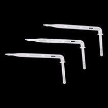 점적호수 관수자재 농업용 호수 200Pcs 벤드 화살표 Dripper Drip Emitter 곡선 식물 스프링클러 정원 마이크로 관개 시스템 커넥터 4/7mm 호스, WHITE