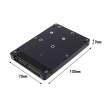 오픈pc케이스 MOLA 교체 용 미니 SATA mSATA SSD 하드 디스크-44Pin IDE 어댑터 인클로저 케이스 포함 2.5 quotHDD PC 컴퓨터 액세서리