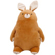 라움생 애착 인형 곰 토끼인형 모찌 귀여운 동물 큰 대형 신생아 아기 유아 수면 봉제 수제 핸드메이드 애착인형, 브라운, XL-85cm