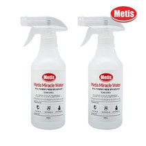 메티스 미라클워터 애완용 탈취 소독제 400ml x2개 애완용품 반려동물용품 고양이 강아지 살균 소독