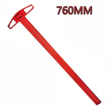 목공용품 60760MM TRuler 정밀 마킹 알루미늄 합금 목공 스크라이브 게이지 교차 아웃 홀 눈금자 측정 도구, 10 B760MM, 1pcs