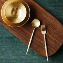 [놋담] 방짜유기 유기 커트러리 양식 디저트 1인 2P, 상세 설명 참조