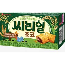 칠성 스낵바 회사간식 탕비실간식 맛있는 곡물로 만든 롯데 씨리얼 초코 간식박스 과자세트 대용량과자 42G 5개, 23세트