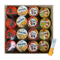 농심 소컵 세트 (신라면4입+안성탕면4입+오징어짬뽕4입+짜파게티범벅4입), 1세트