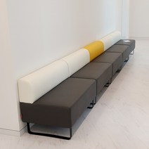 D44 로우 쇼파&스툴 세트 ver.4(방염 인조가죽), PF3127 블루