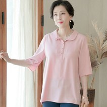 쉬즈마담 T56279 소미 반오픈 블라우스 중년여성 오피스룩