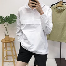 스타일에스 TB 남자 후드 반집업 오버핏 아노락