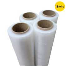 국산 공업용랩 스트레치필름 18mic, 18mic x 500mm x 300m, 1박스 (4롤)