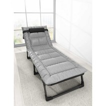접이식침대 야외용 캠핑용 사무실 낮잠 야침 야전, 56x170cm 삼각대-그레이