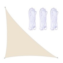 테라스 전원주택 카페 고정 어닝 차양막 주차장 캐노피 뒤뜰 옥스포드 3x4x5m 직각, 베이지, 02 Beige