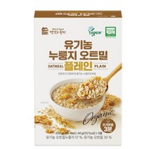 올가 유기농 누룽지 오트밀 플레인 (40gx5봉), 3개