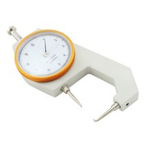 폭 측정기 0 10mm 범위 측정 도구 0.05mm 해상도 원형 다이얼 두께 게이지, 하얀, 01 WHITE