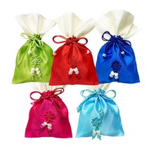 설날 복주머니 / 한국전통기념품, 꽃분홍