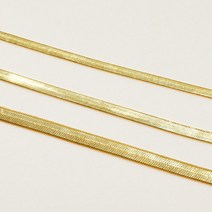 새미쥬얼리 14k 18k 납작뱀줄 3mm 4mm 5mm 뱀줄 스네이크 초커 연예인 손담비 이효리 목걸이