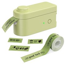 MakeID 라벨 라이터 네임 랜드 L1-A 라벨 프린터 16mm Name Land Label Writer, 그린
