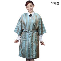 고급 하늘 스트라이프 미용가운, 하늘줄(sfhg42)