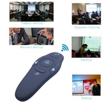 업소용빔프로젝터 미니프로젝터 가정용프로젝터 무선 2.4G 빨간색 LED 발표자 포인터 펜 원격 제어 USB RF, 한개옵션0