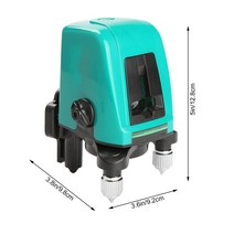 레이저 레벨기2Line 1 Point 3D Laser Level Excellent Durable and Practical ABS Alloy Infrared Vertica, 02 green