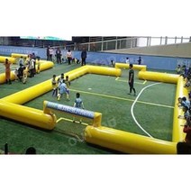 실내축구장 축구교실 에어 펜스 간이 이동식 구장, KT 15x8x0.6m 평면골