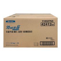 42412 와이프올 유흡착재 패드 중형 100매 연구용 와이퍼