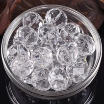 10pcs 18x13mm 큰 rondelle면 처리 된 크리스탈 유리 느슨한 프리즘 비즈 쥬얼리 만들기 DIY 공예 결과, 02 Clear