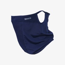 숨쉬기 편한 쿨 메쉬 멀티 스포츠 마스크 골프 냉감원단 햇빛차단 귀걸이형 멀티 스카프 남녀공용, 잔줄 곤색