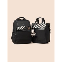 [BEANPOLE KIDS] 프리미엄 체크 책가방 SET 블랙 (PS001254705)
