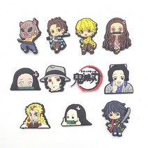 크록 자비츠 장식 악세사리 참 세트11 개/대 뜨거운 만화 애니메이션 JIBZ 구두 장식 유령 화재 DIY 액세