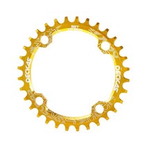 자전거체인휠 크랭크암 Deckas 좁은 넓은 mtb 셋 32t 34 teeth 36t, 36톤, 금