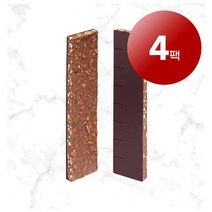 la maison du chocolat 라메종뒤쇼콜라 프랑스 정통 수제 명품 타파지 노이젯 헤이즐럿 다크 초콜릿 바 97g Tapage Noisettes Chocolate Bar, 4팩
